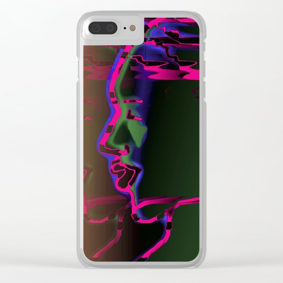 AVATARS / Cloning / Post Biological Era. Clear iPhone Case