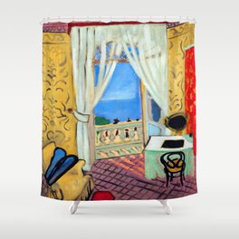 Henri Matisse Interior with a Violin Case Shower Curtain
