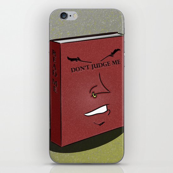 Don't Judge a Book By Its Cover iPhone & iPod Skin
