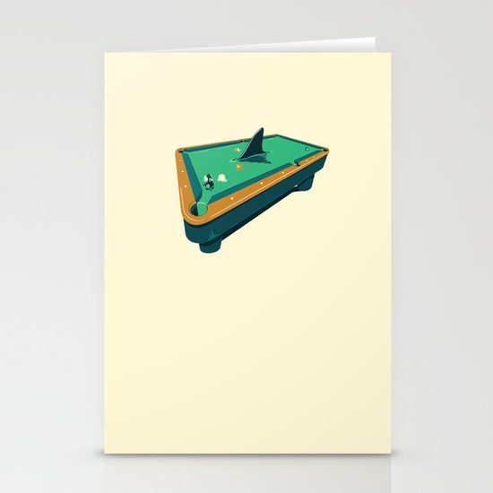 Pool shark Stationery Cards