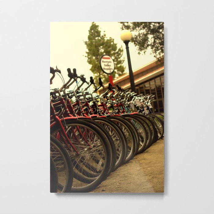 Bikes Metal Print