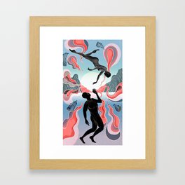 Lovers Framed Art Print