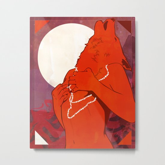 Mai'cob Fire Metal Print