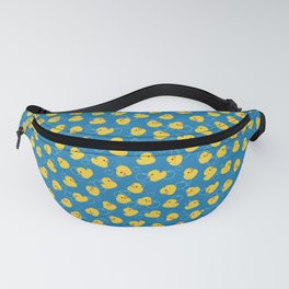 Yellow Toy Duck With Bubbles Fanny Pack