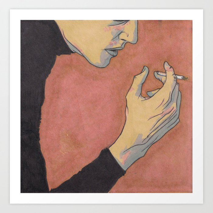 melancholy Art Print by Robyn Mayo | Society6