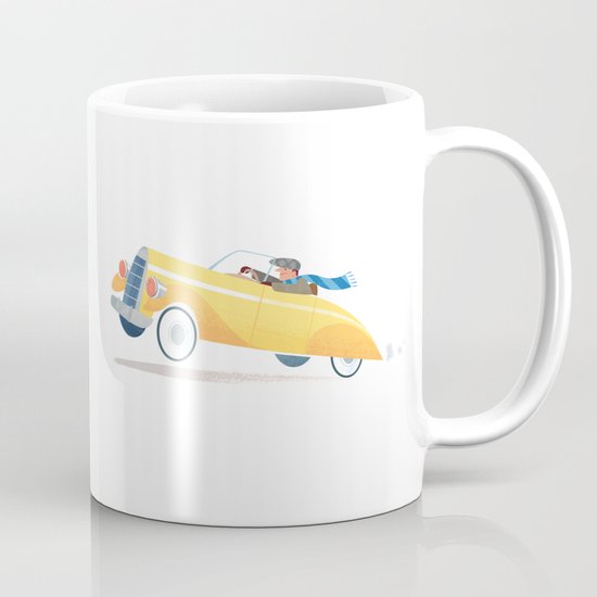 Yellow Roadster Mug