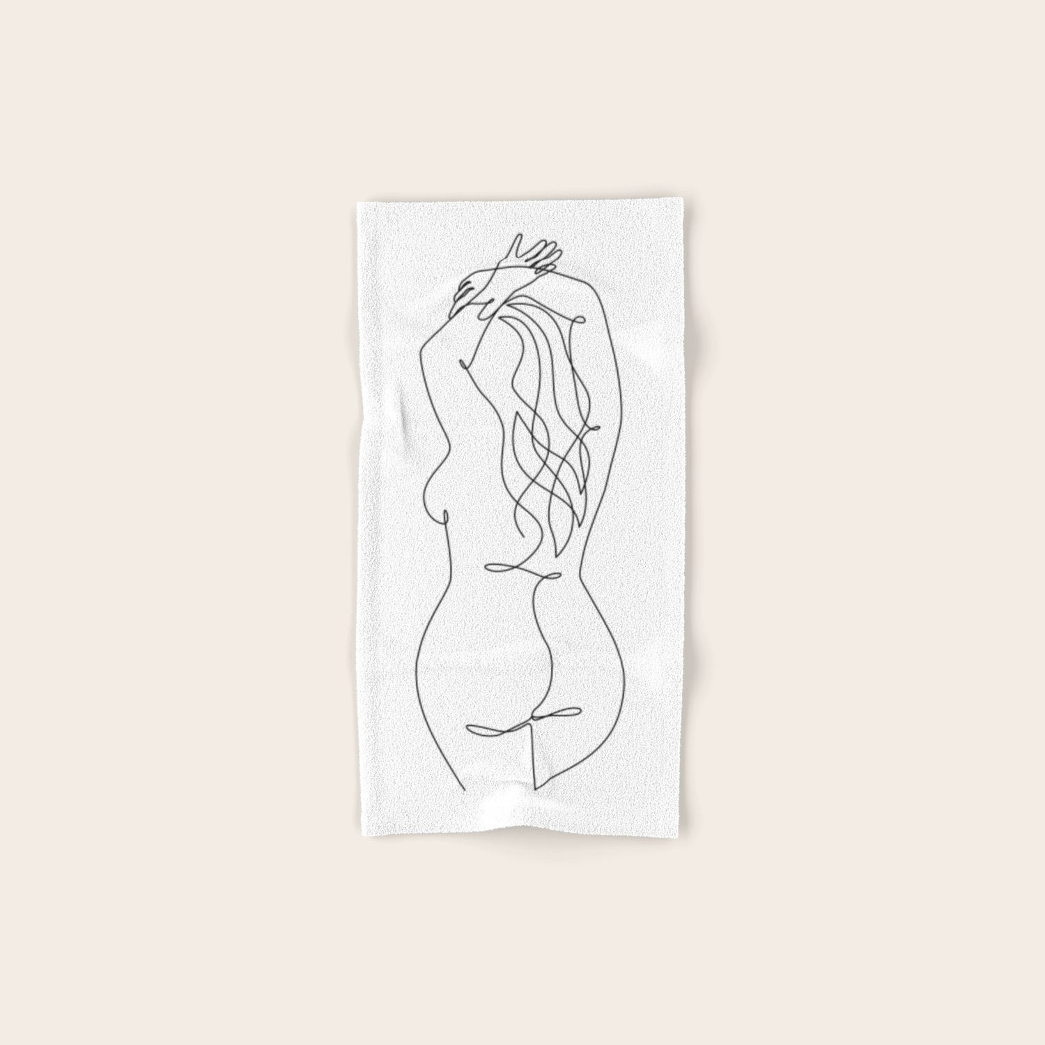Curvy Woman Line Art Print, Body