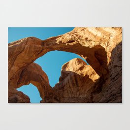 Phantom Doorways - Double Arch, Arches National Park, Utah, USA Canvas Print