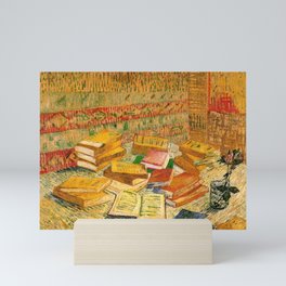 French Novels and a Rose - Van Gogh Mini Art Print