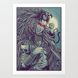 The Vulture Queen Art Print