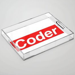 Coder Acrylic Tray