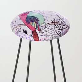 Colorful Birdie Counter Stool