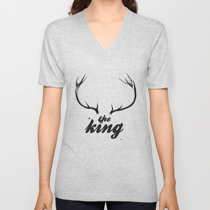 The King V Neck T Shirt