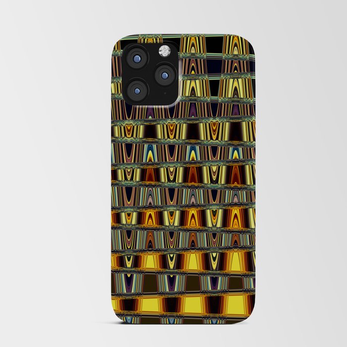 Aesthetic Yellow Tone Abstraction iPhone Card Case