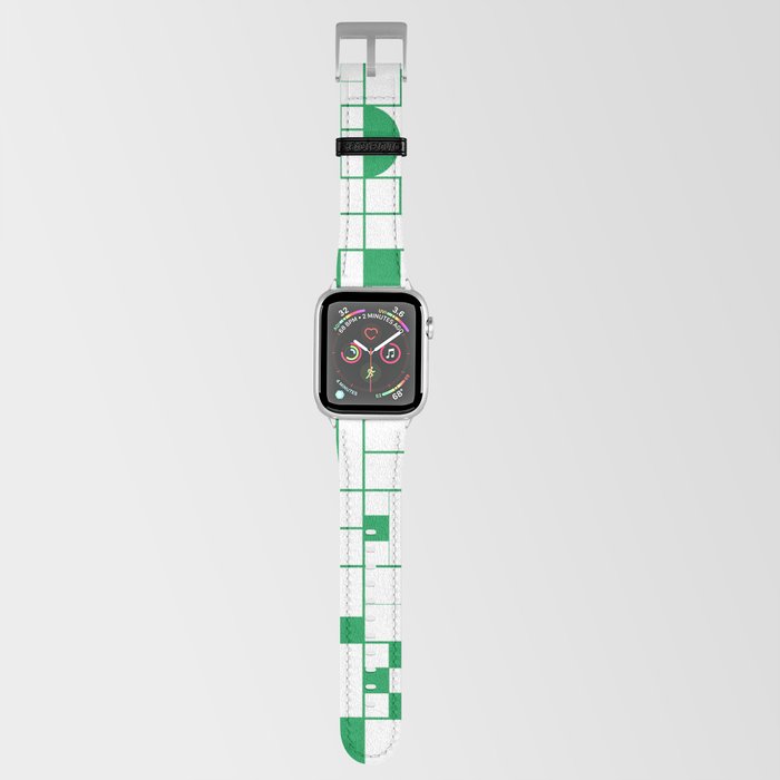 Abstract Pattern Green Apple Watch Band