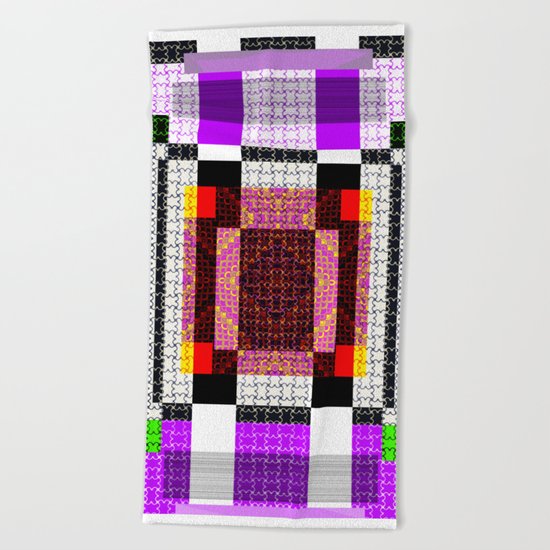 Digi-Tile Beach Towel