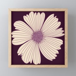 Spring Botanicals in purple Framed Mini Art Print