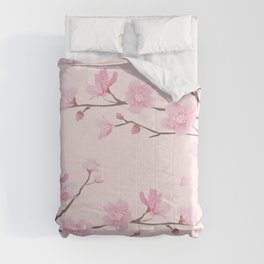 Square - Cherry Blossom - Pink Comforter