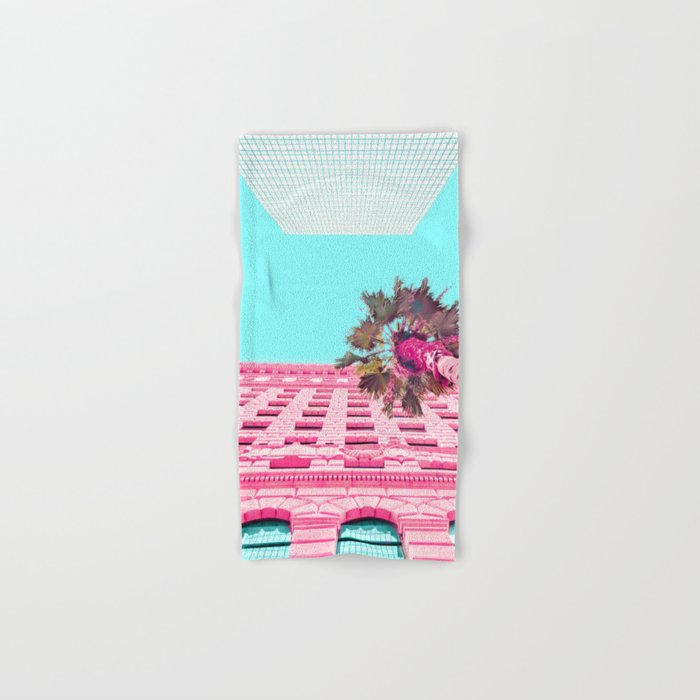 LA Palm Tree Look Up Hand & Bath Towel by tomwindeknecht ...