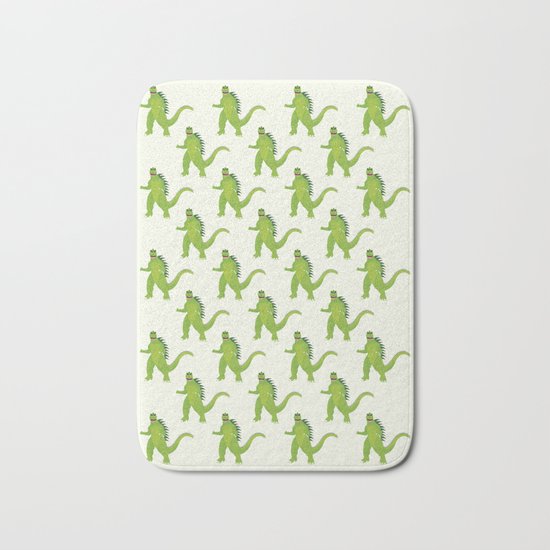 Godzilla pattern Bath Mat