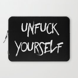Unfuck yourself (inverse edition) Laptop Sleeve