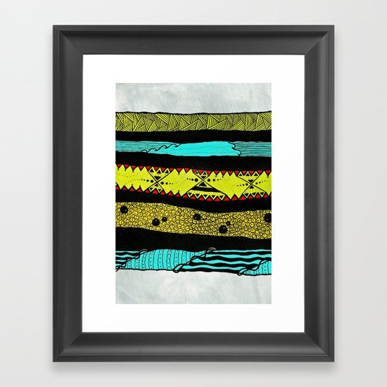 Sideways Framed Art Print