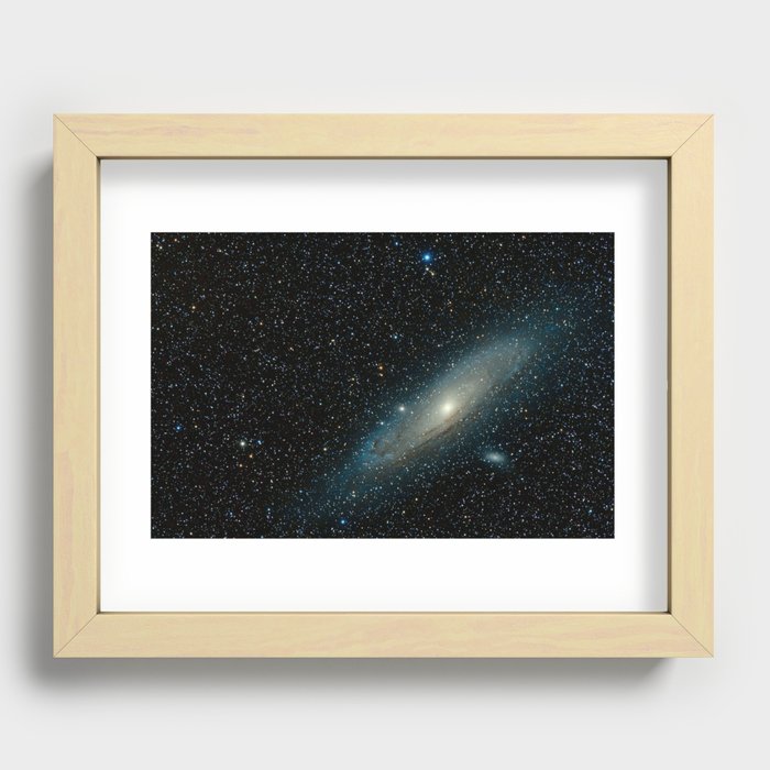 Shooting Star Galaxy Recessed Framed Print