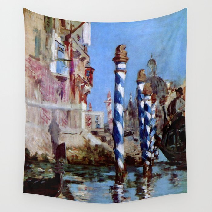 Édouard Manet "The Grand Canal in Venice" 1874 Wall Tapestry