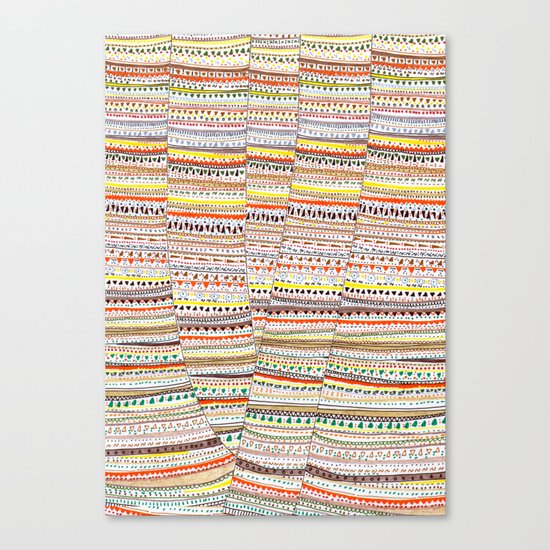 Cone pattern Canvas Print