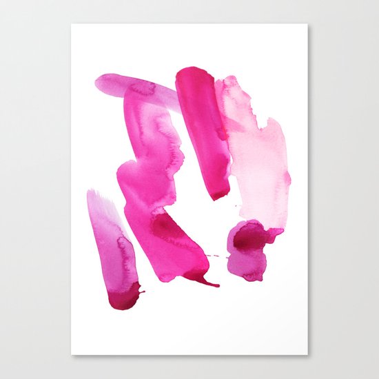 Pink Abstract I Canvas Print