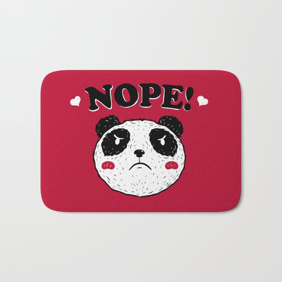 Nope Panda Bath Mat