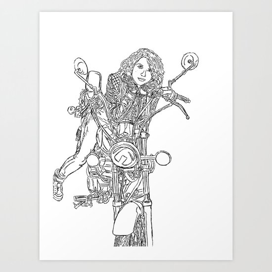 Spirt To Ride Art Print
