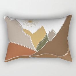 Streams in the Desert Rectangular Pillow