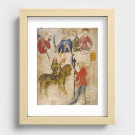 Gawain and the Green Knight Recessed Framed Print