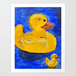 Rubber Ducks Art Print