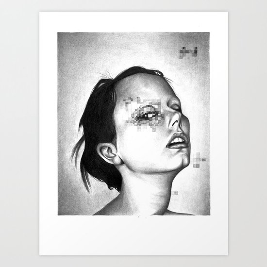 THE SPACEINVADERS 3# Art Print