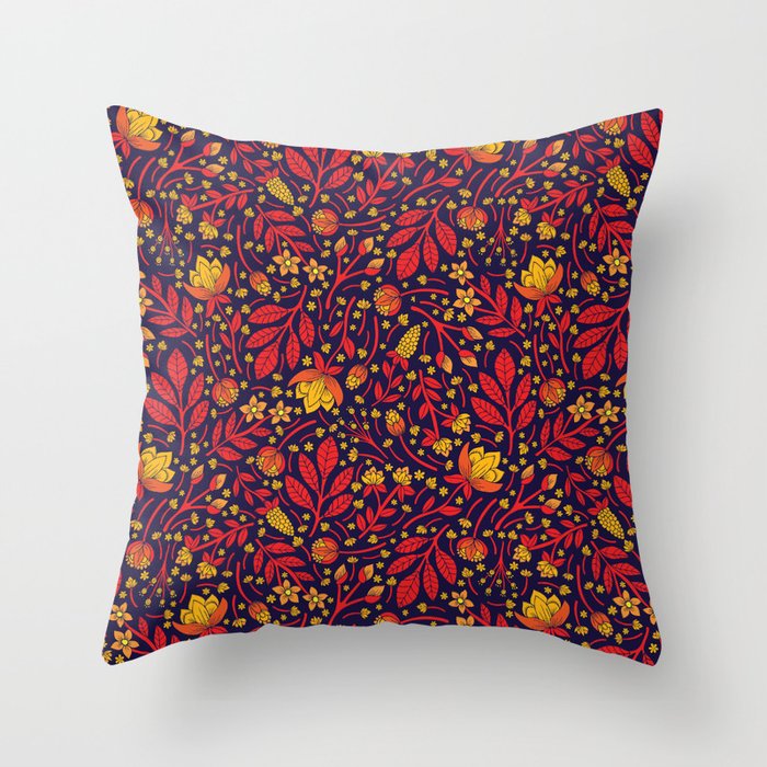 Yellow orange online throw pillows