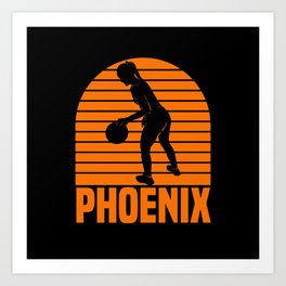 Phoenix Basketball Funny Gift Art Print | Booker, Graphicdesign, Basketball, Sun, Kentucky, Phoenix, Oubre, Arizona, Ball, Ayton 