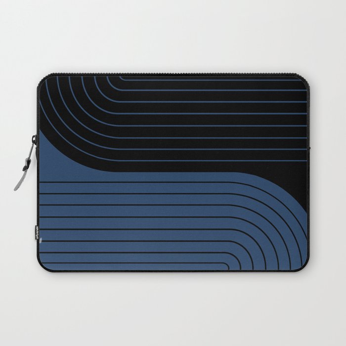 Two Tone Line Curvature X Laptop Sleeve