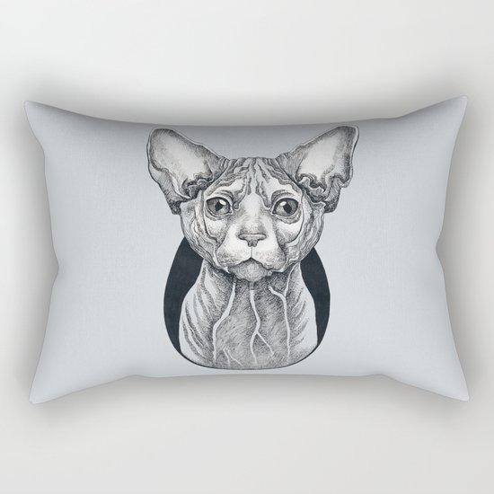 Sphynx cat Rectangular Pillow