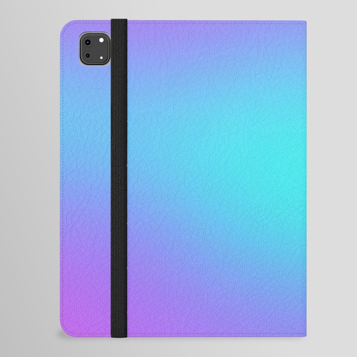 Purple and Aqua Gradient iPad Folio Case