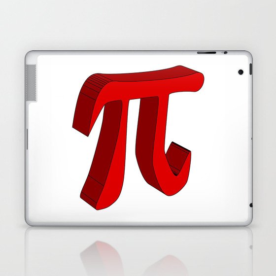Pi the Constant In 3D Laptop & iPad Skin