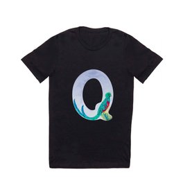 Illustrative Letter Q for Quetzal  T Shirt