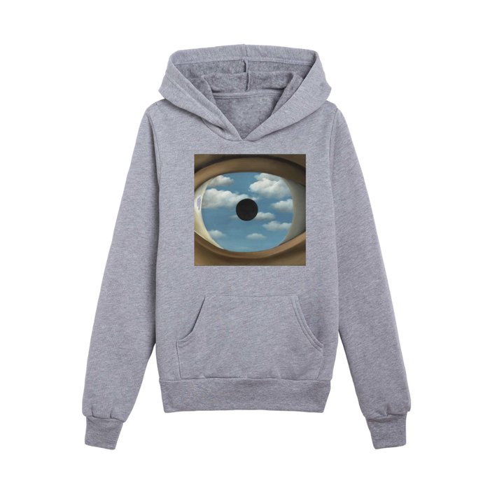 The False Mirror by René Magritte Kids Pullover Hoodie
