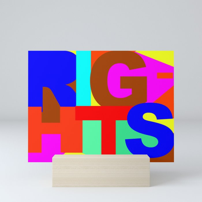 RIGHTS Mini Art Print