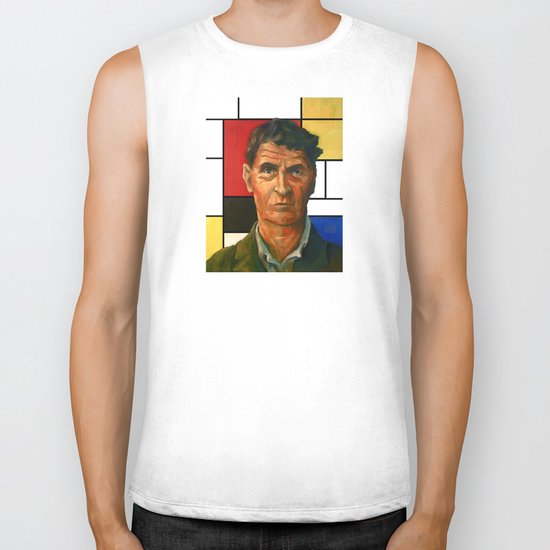 Ludwig Wittgenstein Biker Tank