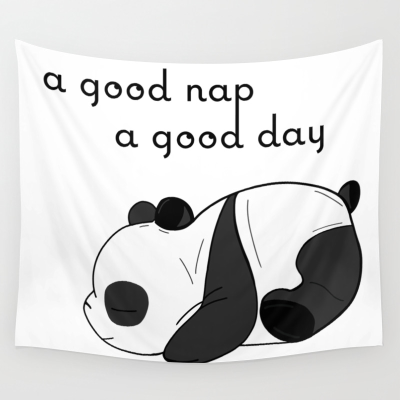 The Sleeping Panda Wall Tapestry By Amb Creation Society6