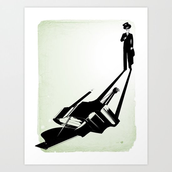 the pianist Art Print