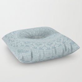 Mandala - Soft turquoise Floor Pillow