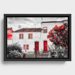 Monchique Streetscape Framed Canvas